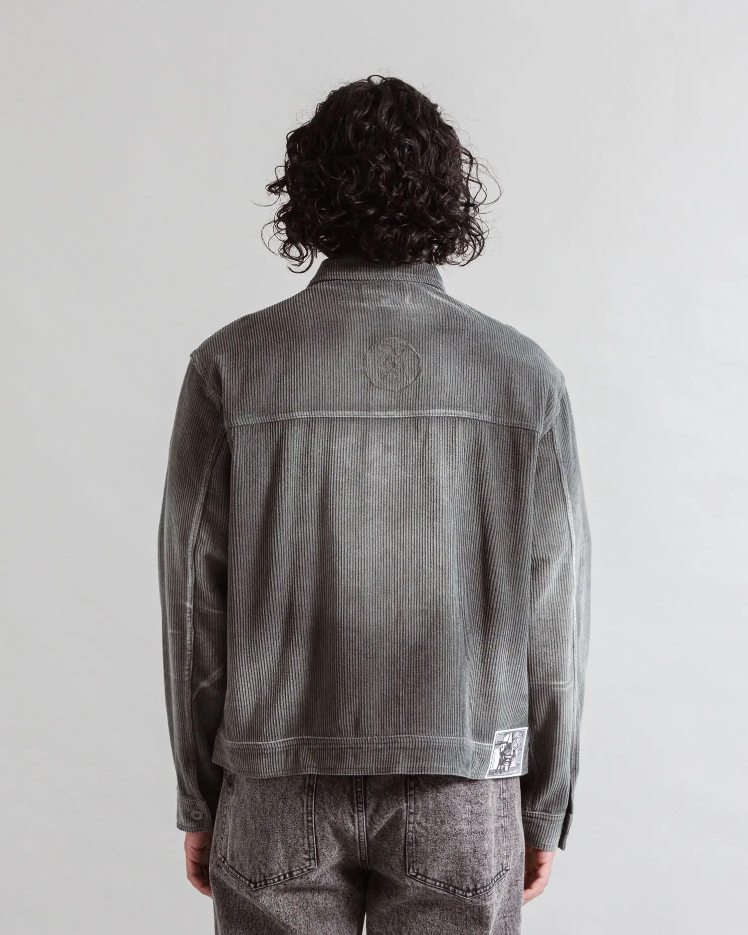 Heresy Pond Jacket back view on model