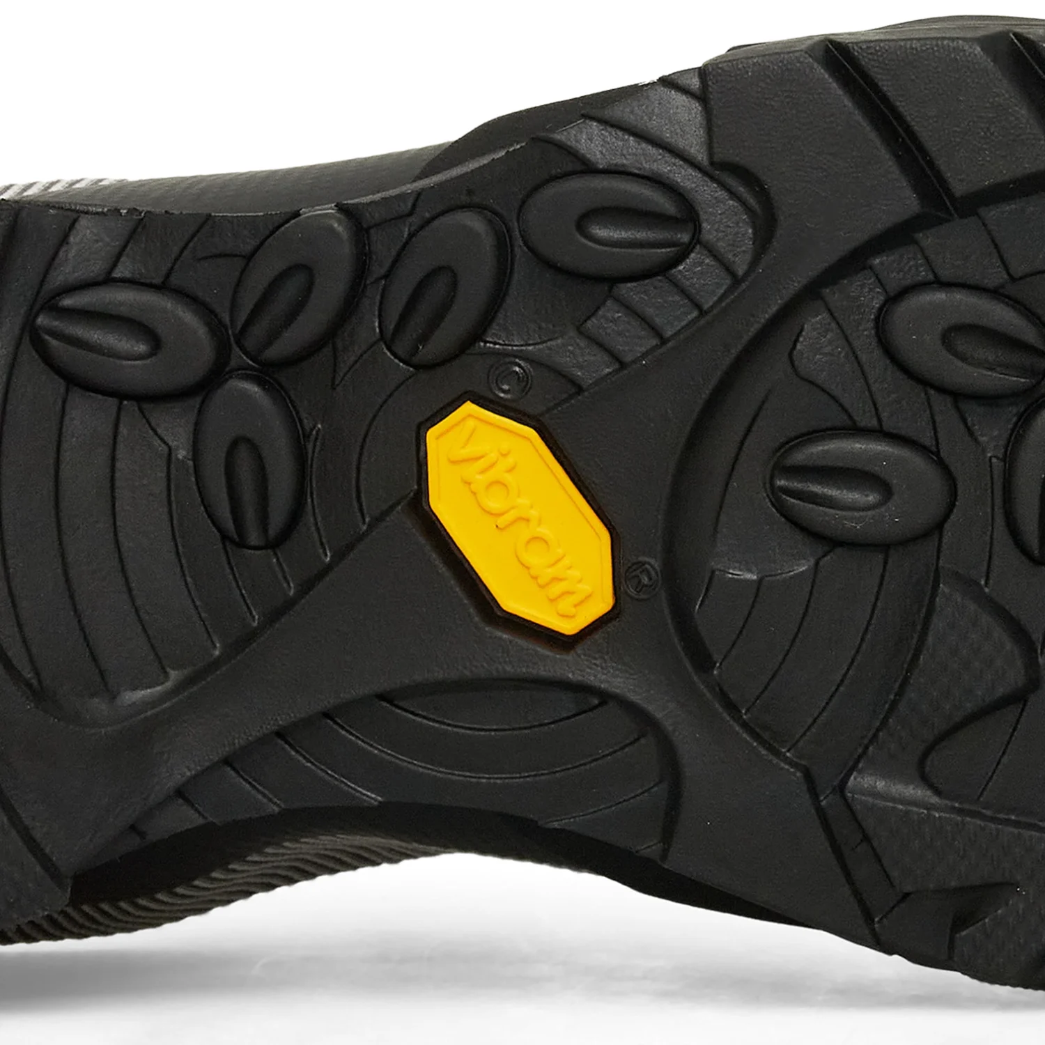 ROA Cingino Silver Black bottom view detail in a white background