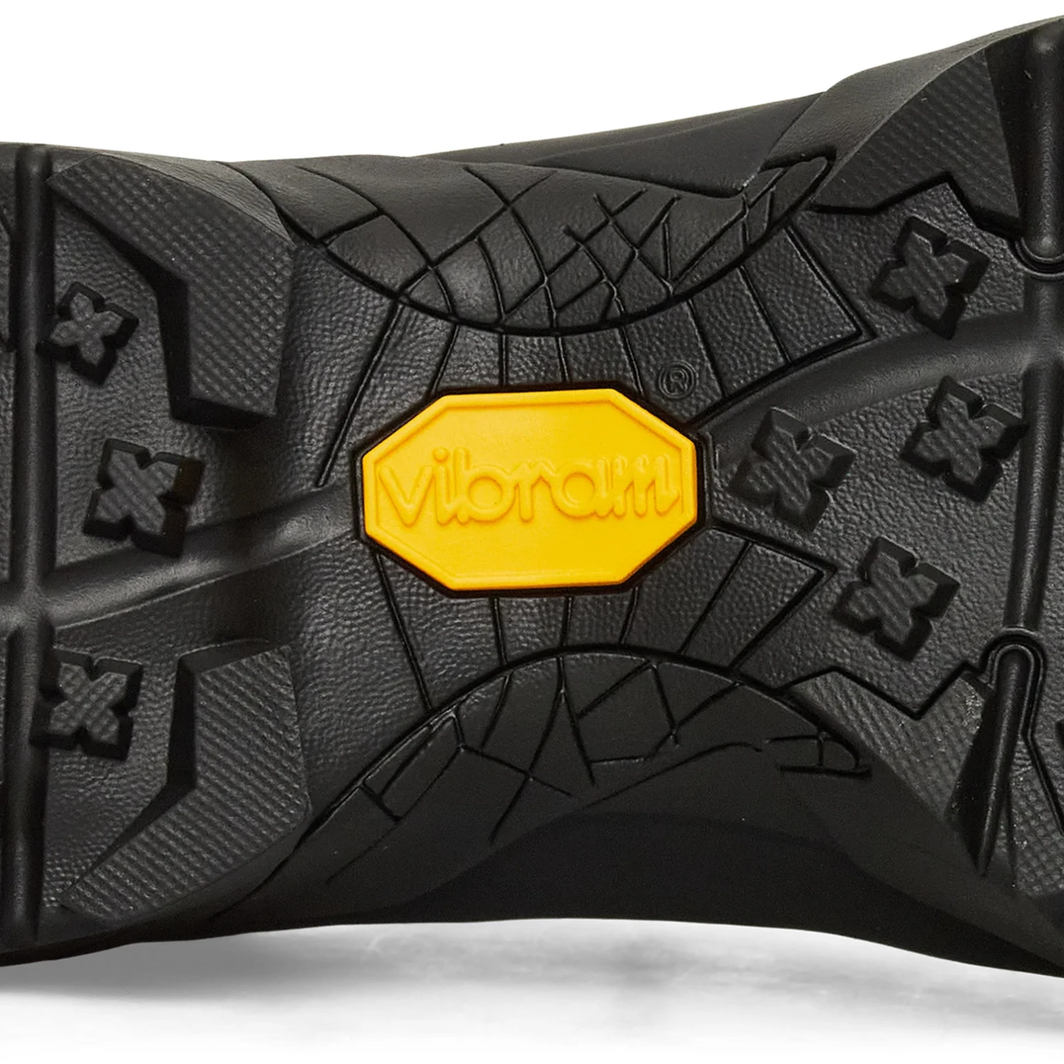 ROA Katharina Light Black Asphalt bottom view detail in a white background