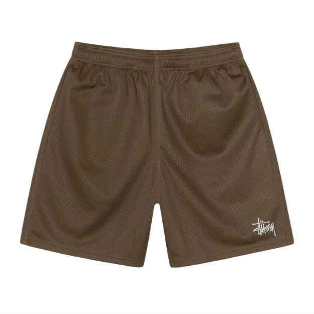 Stussy Basic Mesh Short Olive