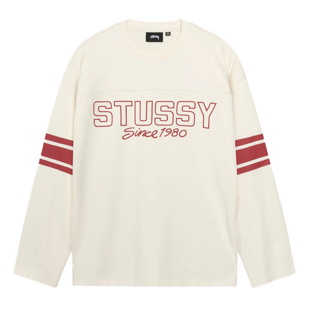 stussy footbal crew bone