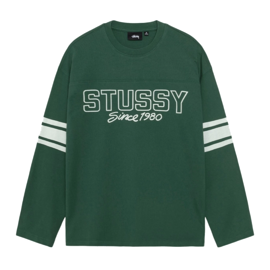 stussy footbal crew green