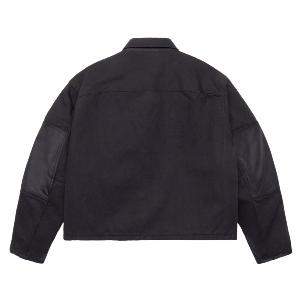 stussy utility jacket black 2