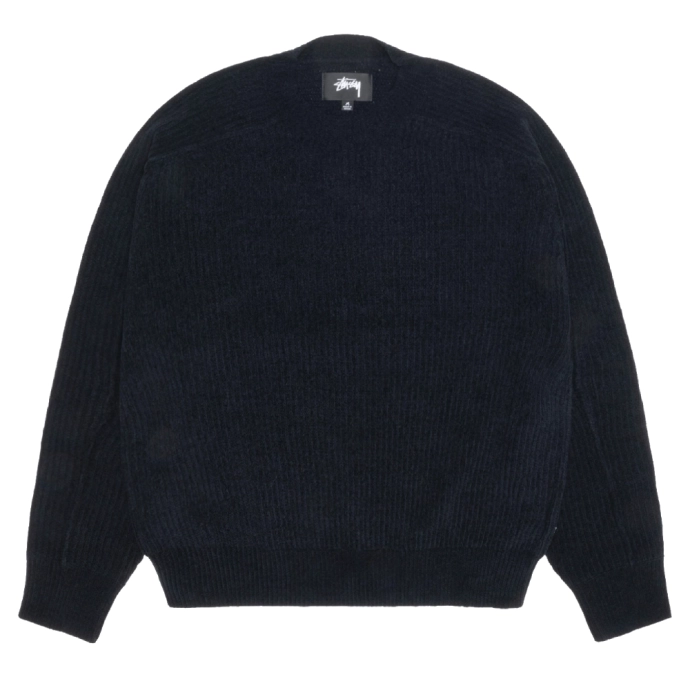 Stussy Exposed Seam Sweater Black