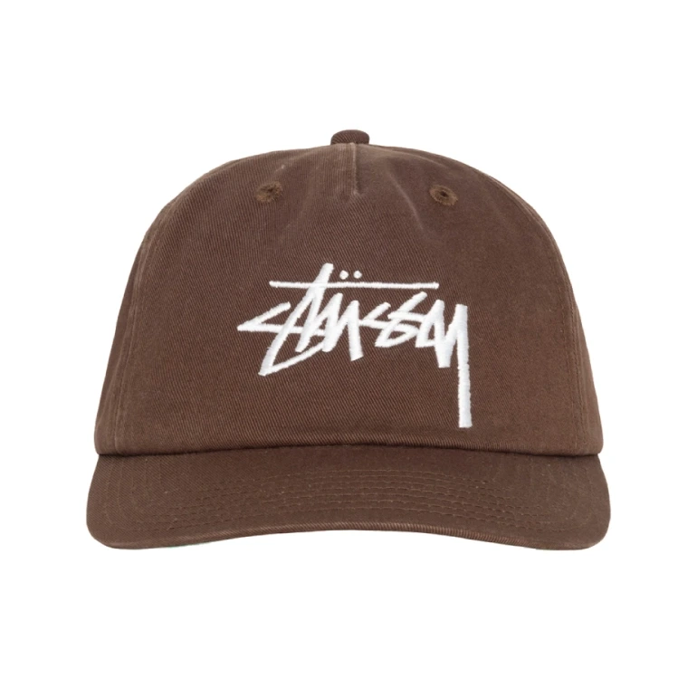 Stussy Big Stock Mid Depth Cap Chocolate
