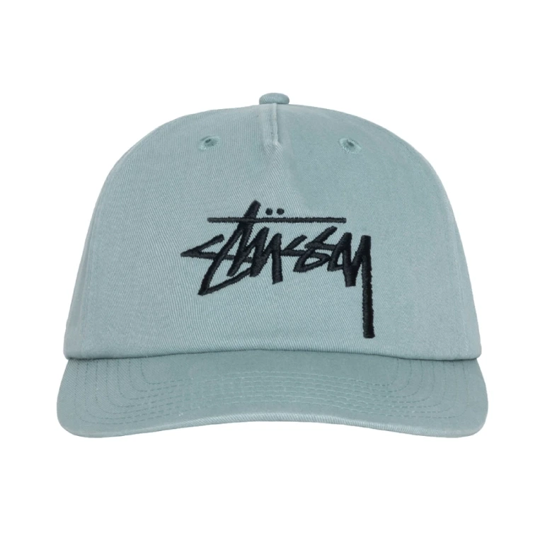Stussy Big Stock Mid Depth Cap Sea Water