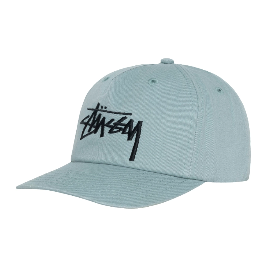 Stussy Big Stock Mid Depth Cap Sea Water