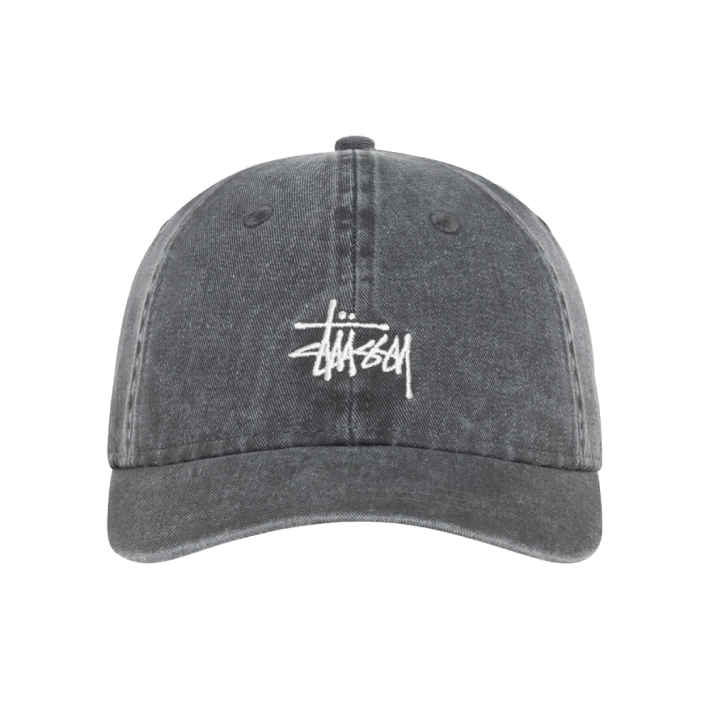 Stussy Basic Washed Low Pro Cap Charcoal