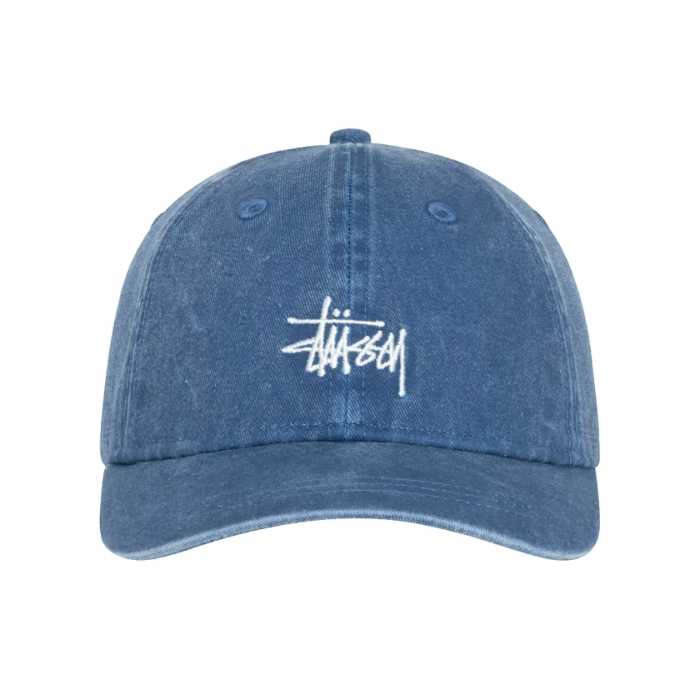 Stussy Basic Washed Low Pro Cap Faded Navy