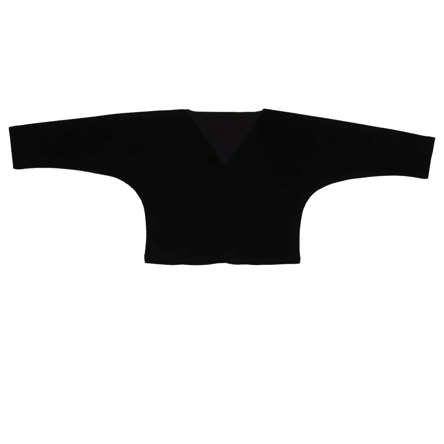 Baserange Tre Sweatshirt Black front view in a white background