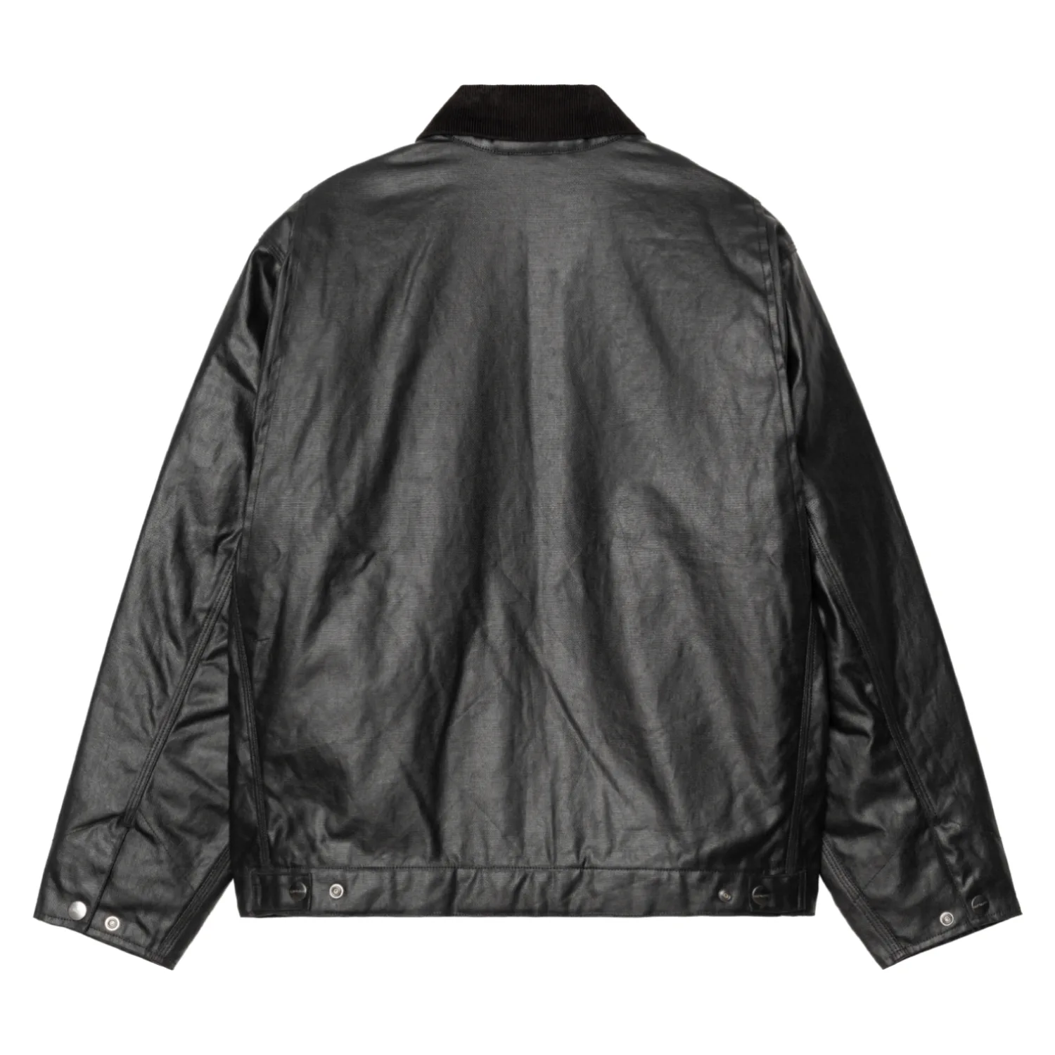 Carhartt WIP OG Dean Jacket Black/Black back view in a white background