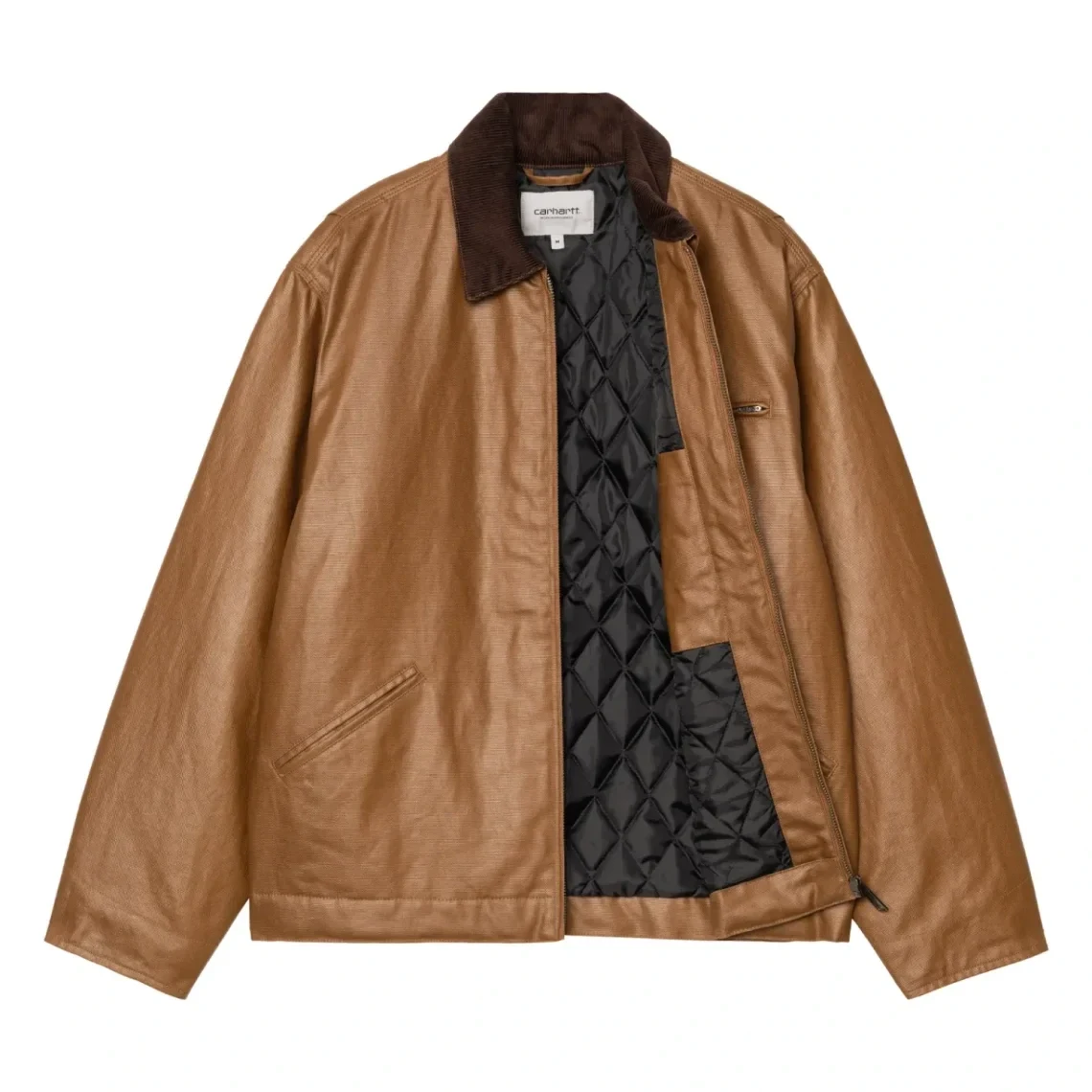 Carhartt WIP OG Dean Jacket Hamilton Brown/Tobacco front view in a white background