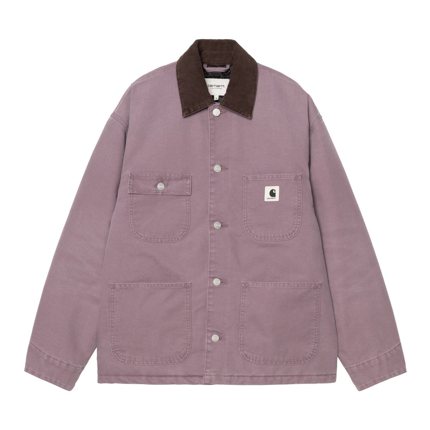 Carhartt WIP W' OG Michigan Coat Plox/Tobacco front view in a white background