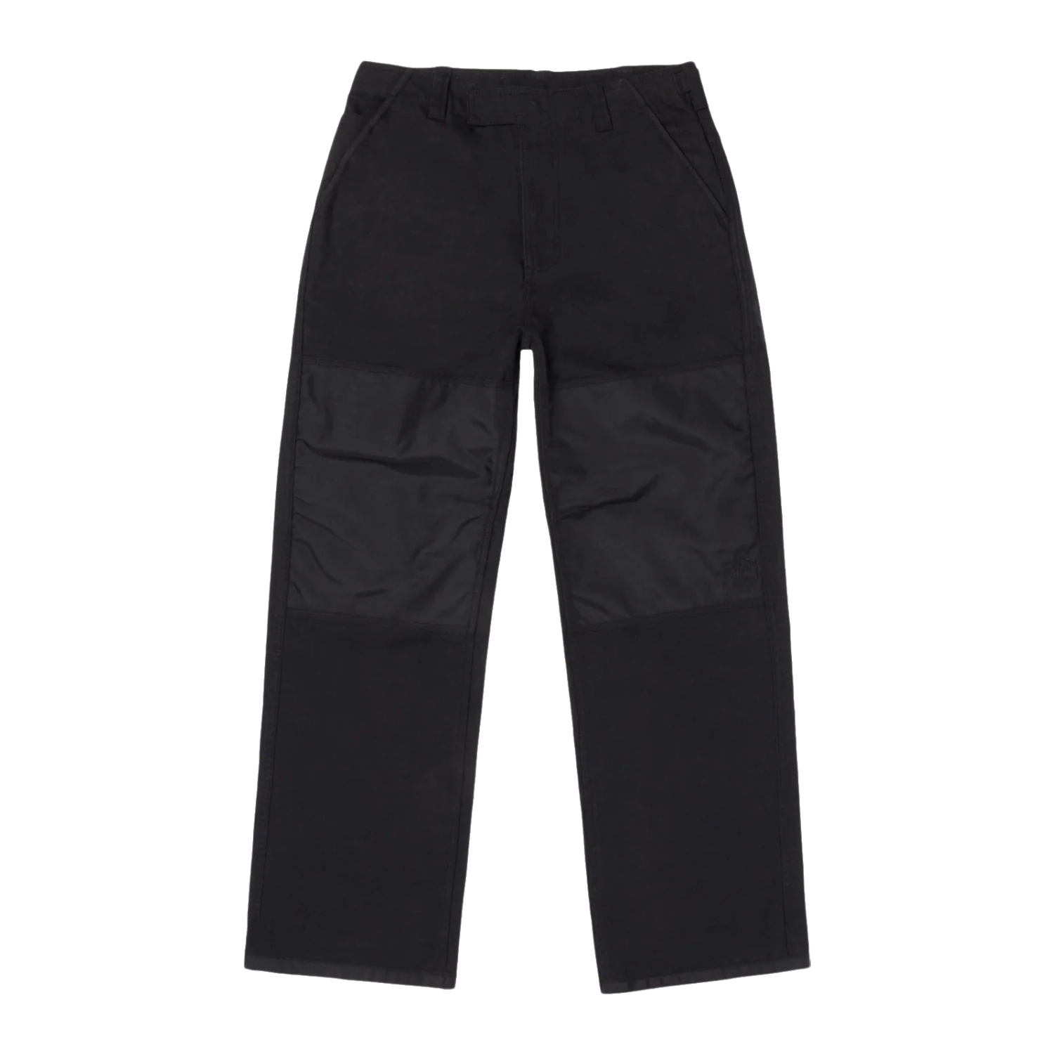 Stussy Utility Pant Black front view in a white background