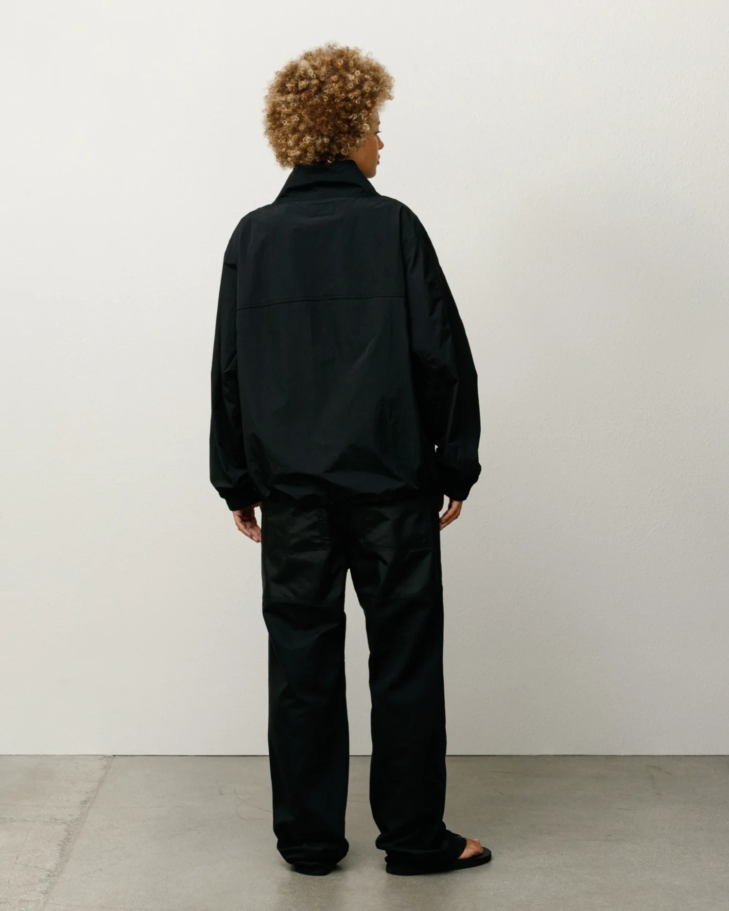 Stussy Utility Pant Black back view on model