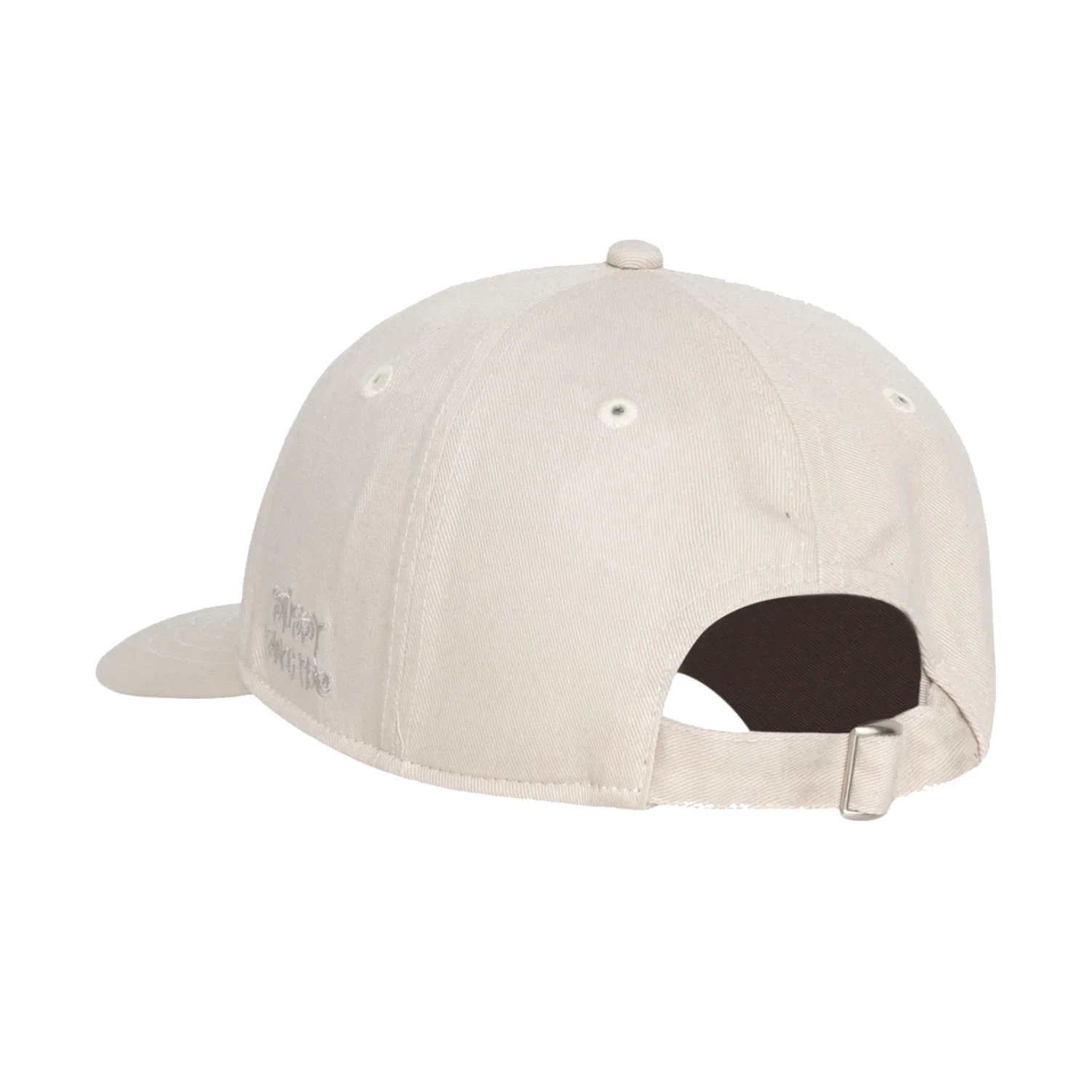 Stüssy Low Profile 1980 Strapback Cap Faded Khaki back view in a white background