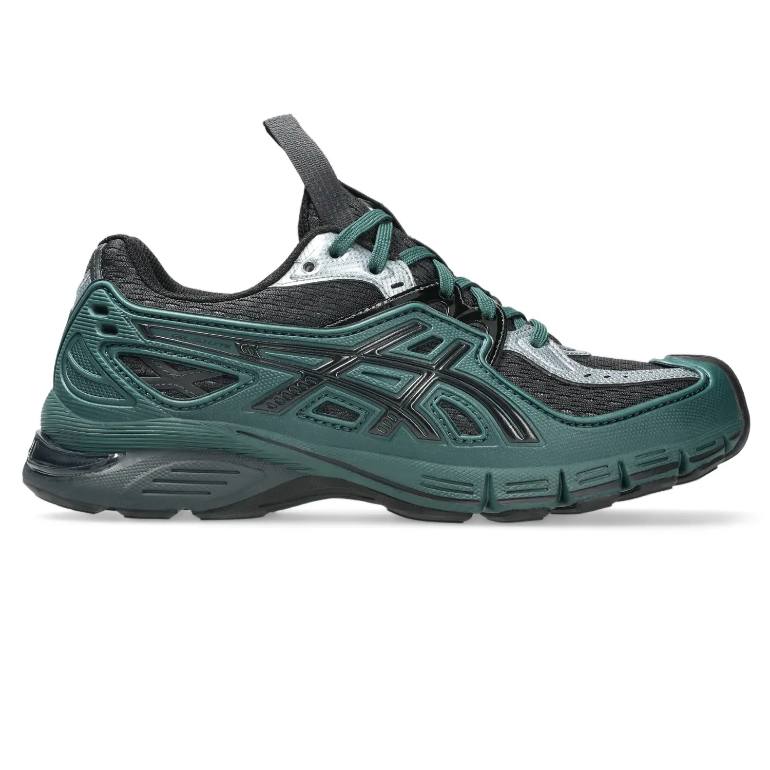 Asics UB12-S GEL-SD-LYTE Obsidian Grey/Grove side view in a white background