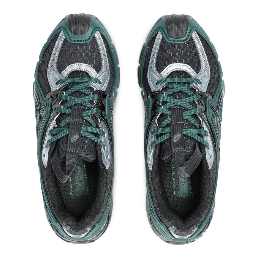 Asics UB12-S GEL-SD-LYTE Obsidian Grey/Grove top view in a white background