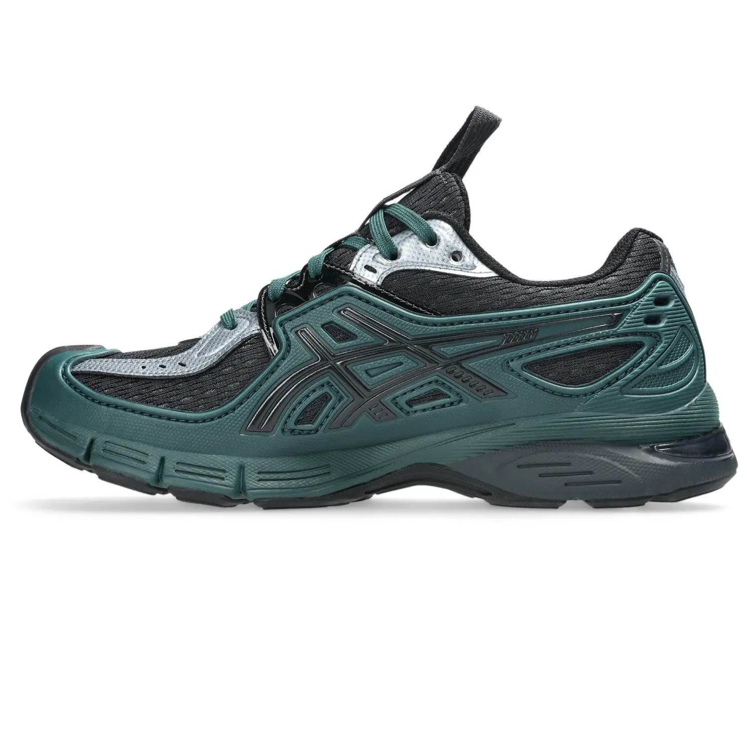 Asics UB12-S GEL-SD-LYTE Obsidian Grey/Grove side view in a white background