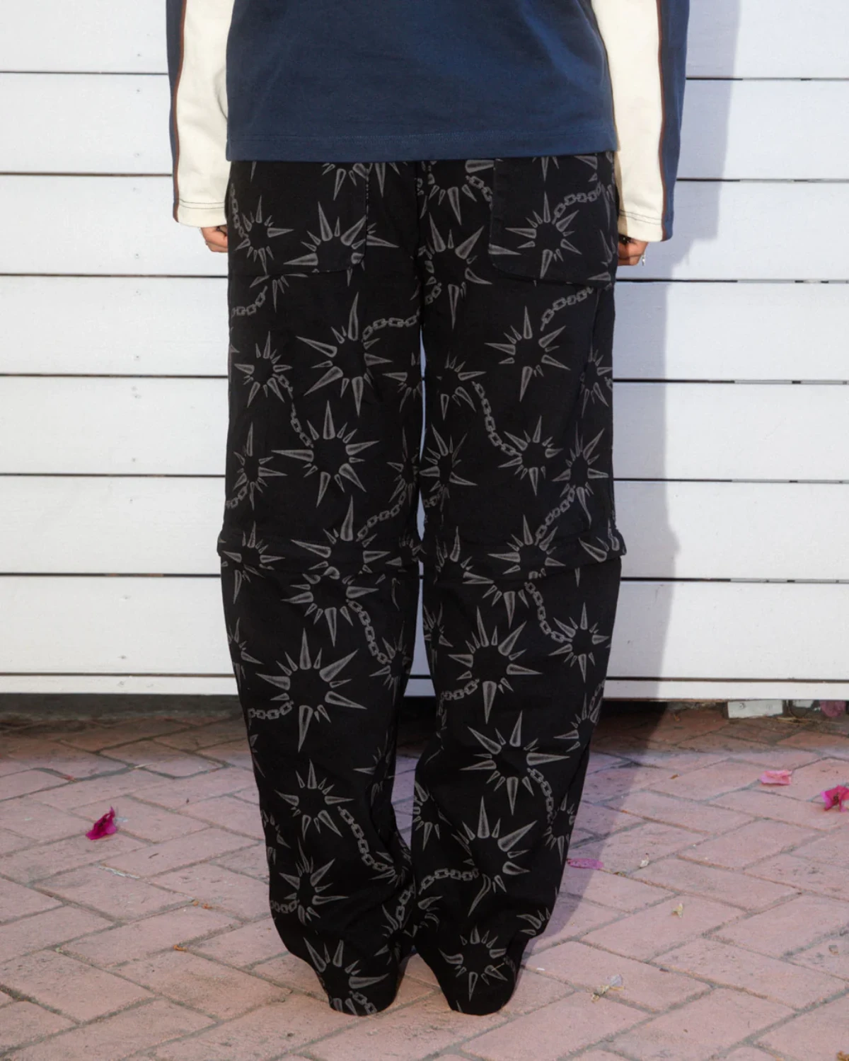 Brain Dead Convertible Razor Climbing Pant back view on model