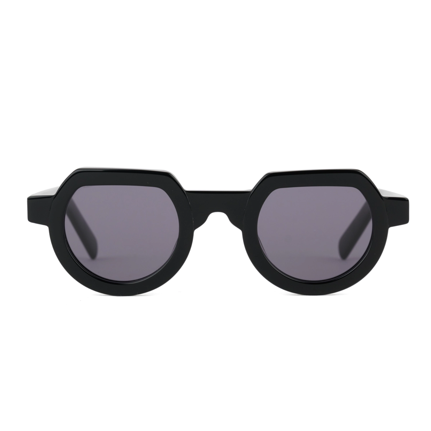 Brain Dead Tani Post Modern Primitive Eye Protection Black front view in a white background