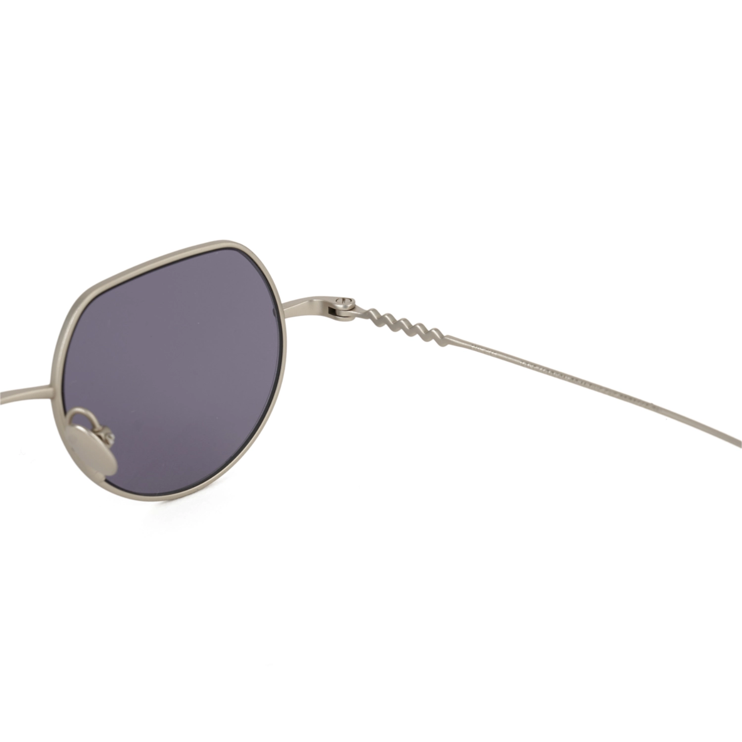 Brain Dead Titanium Tani Post Modern Primitive Eye Protection inside view in a white background