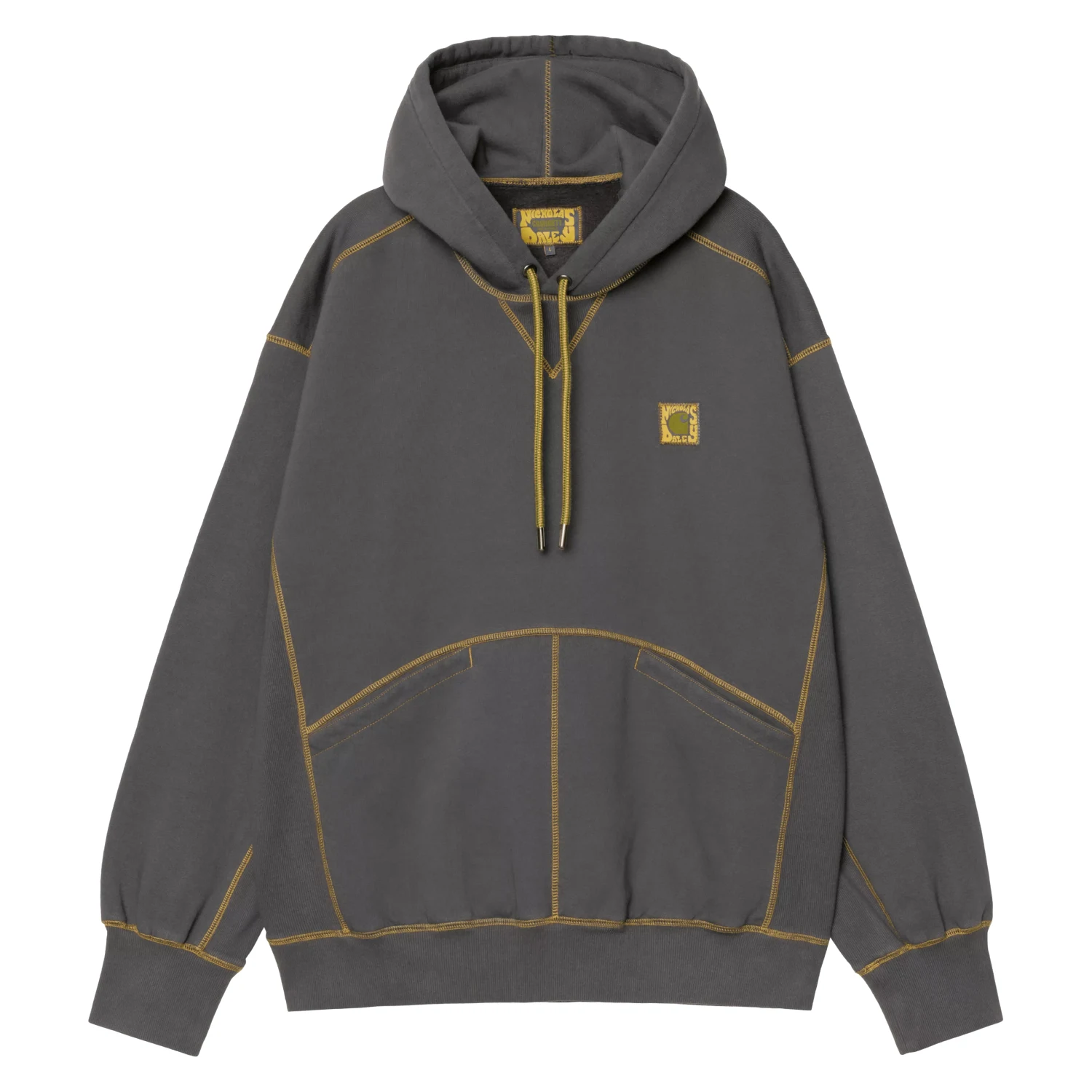 Carhartt WIP Nicholas Daley Hoodie front view in a white background