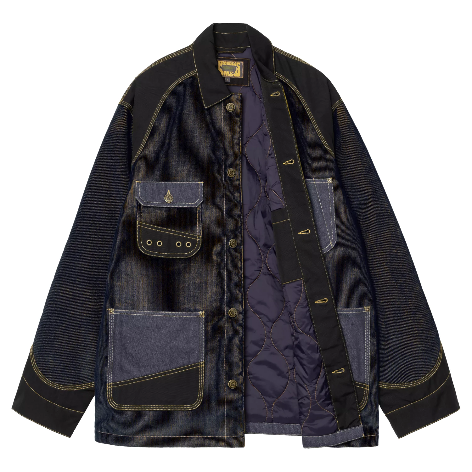 Carhartt WIP Nicholas Daley OG Chore Coat front view in a white background
