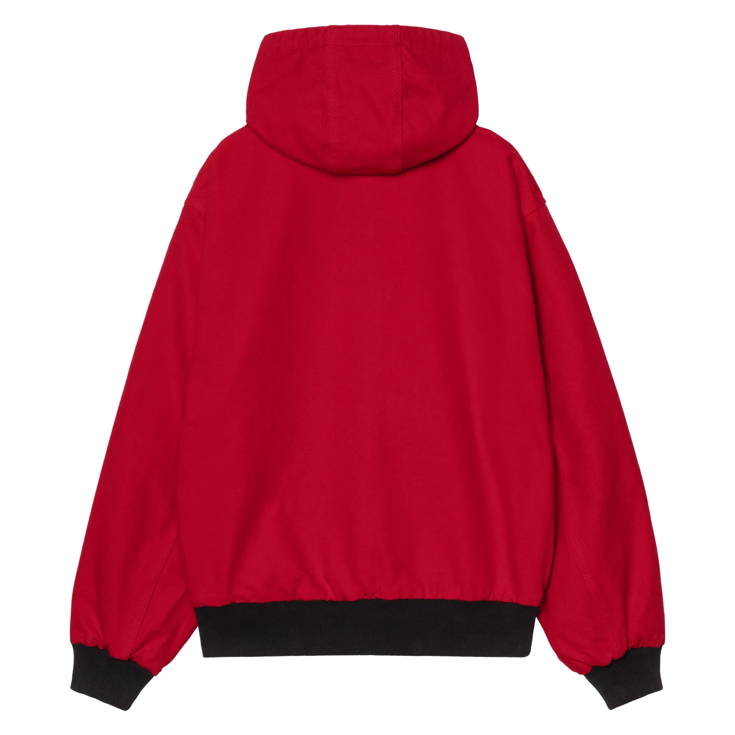 Carhartt WIP OG Active Jacket 50th Anniversary Black/USA Red back view in a white background