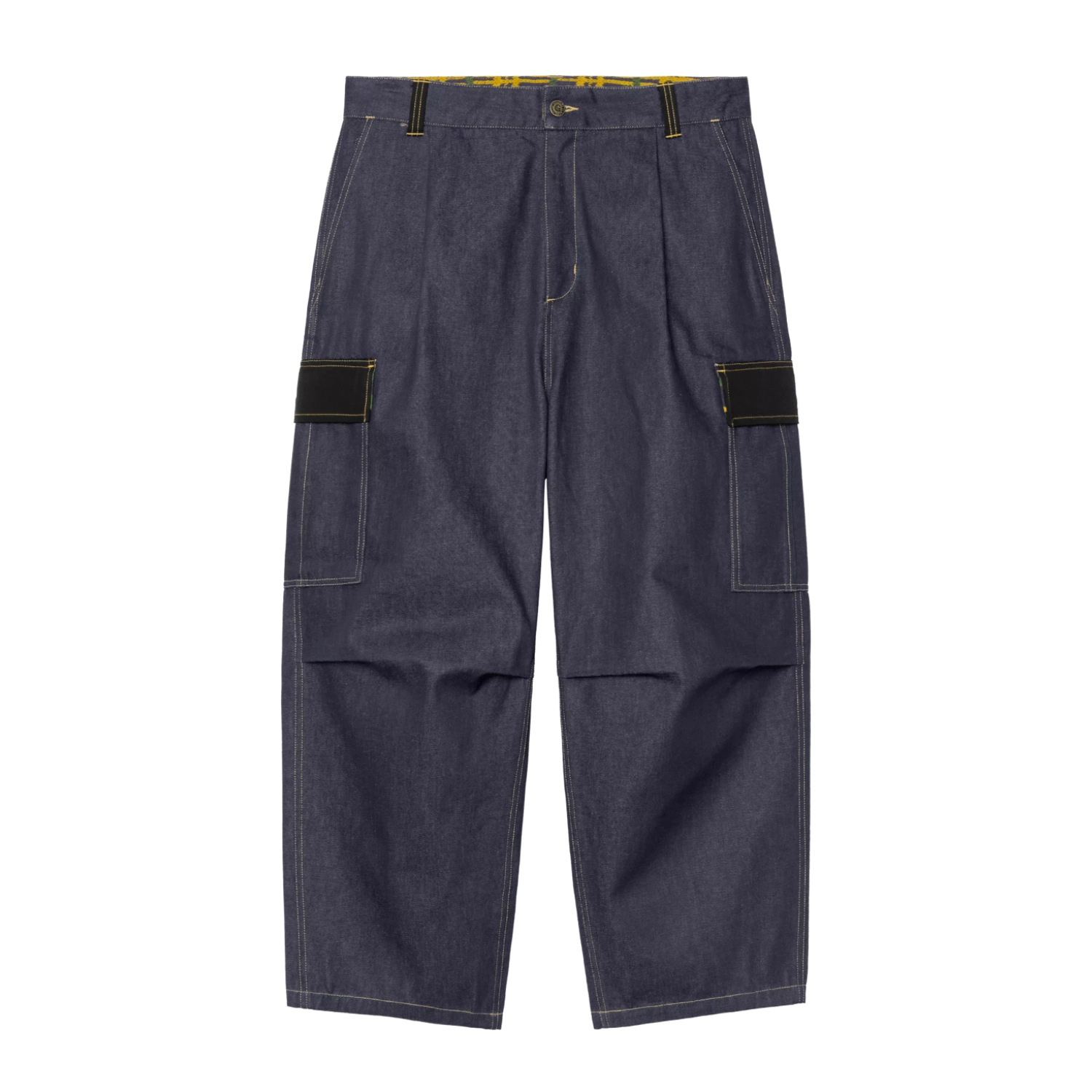 Carhartt WIP x Nicholas Daley Cargo Pant front view in a white background