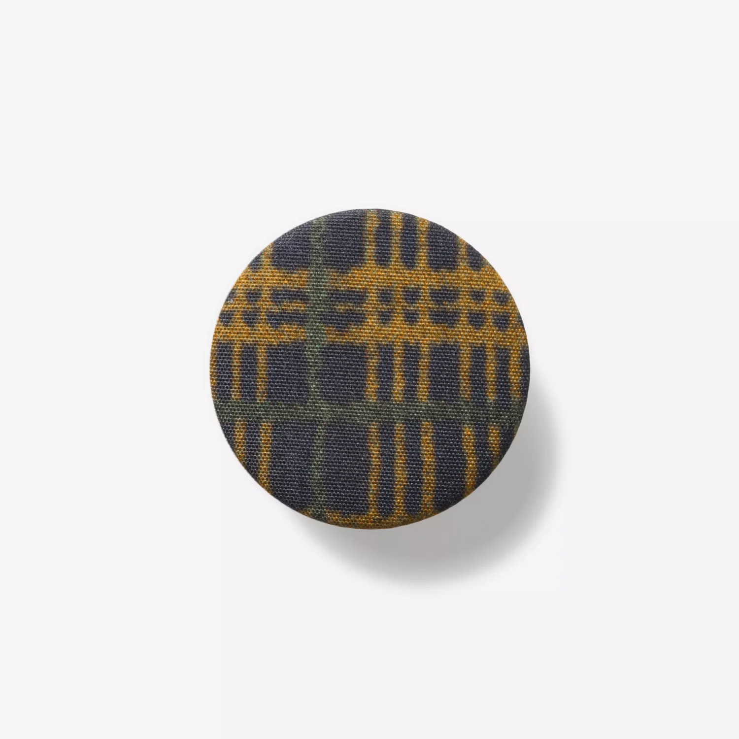Carhartt WIP x Nicholas Daley Fabric Pin Badge front view in a white background