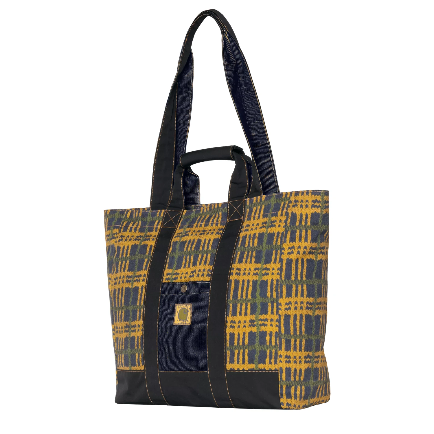 Carhartt WIP x Nicholas Daley Record Bag front view in a white background