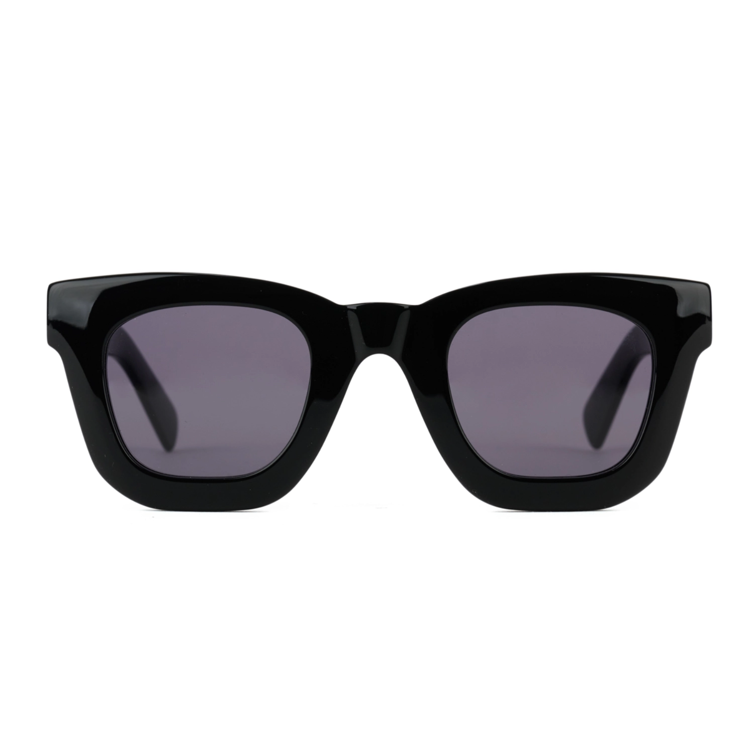 Brain Dead Elia Post Modern Primitive Eye Protection Black front view in a white background
