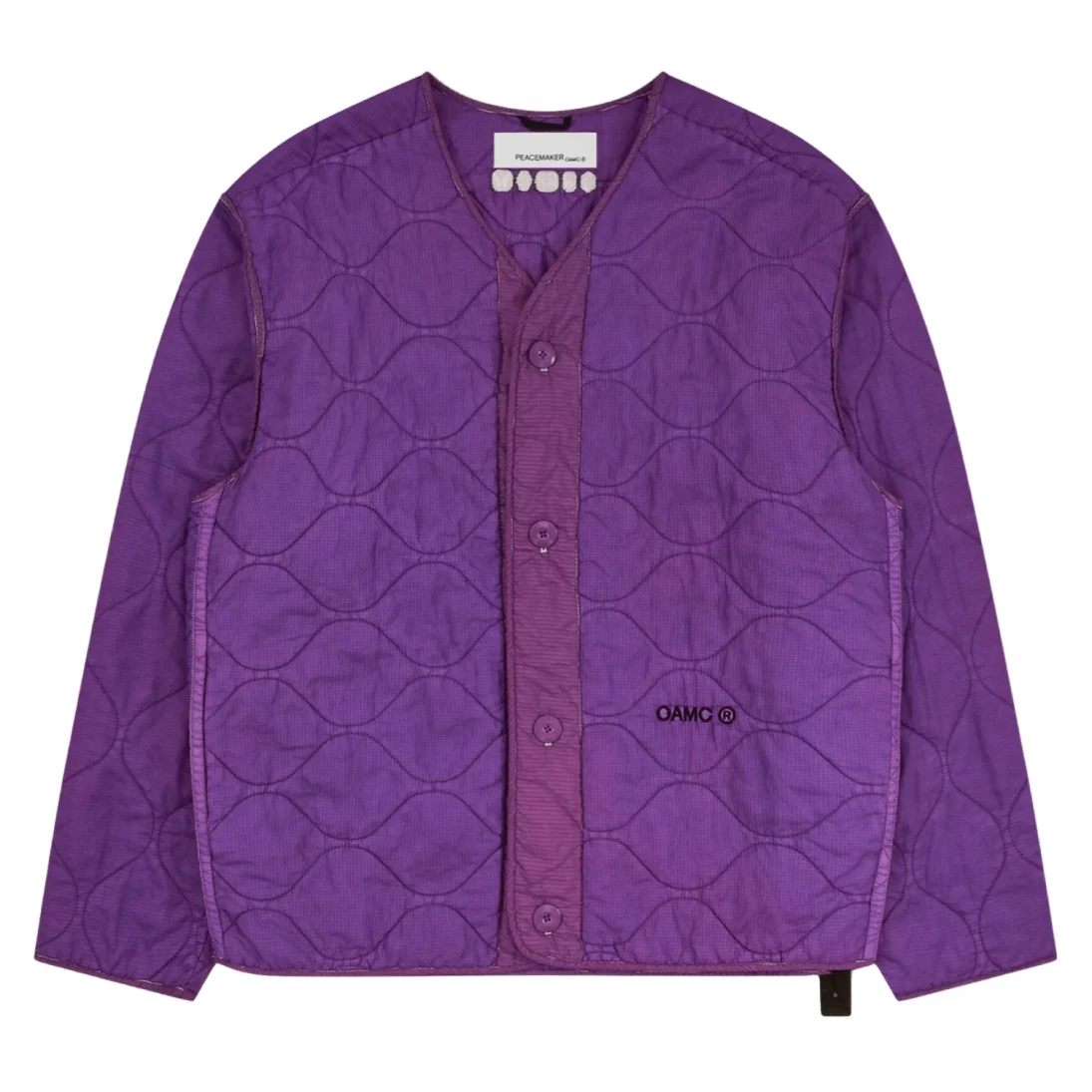 OAMC Peacemaker Combat Liner Purple front view in a white background