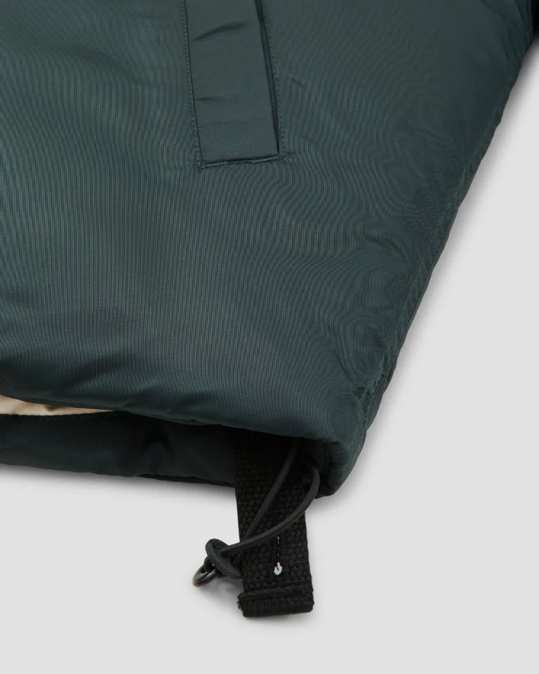 OAMC Peacemaker Cropped Hood Bomber Dark Green front view detail