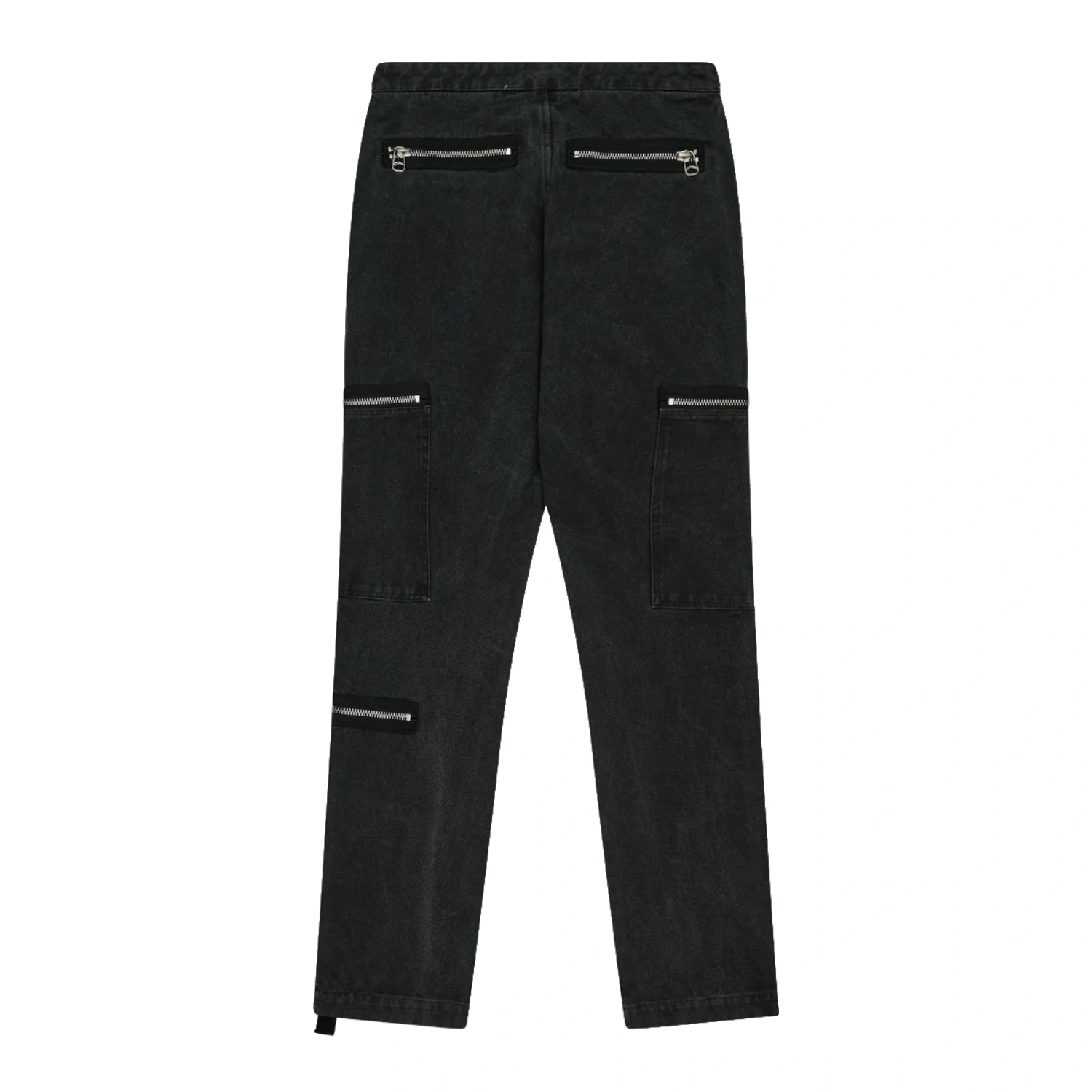 OAMC Peacemaker Flight Pant Black back view in a white background