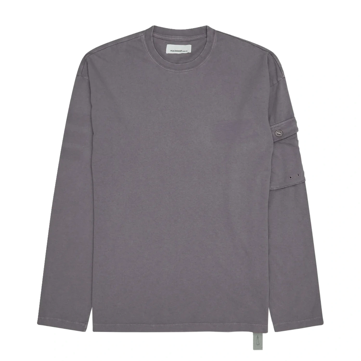OAMC Peacemaker Poket Longsleeve Lilac front view in a white background