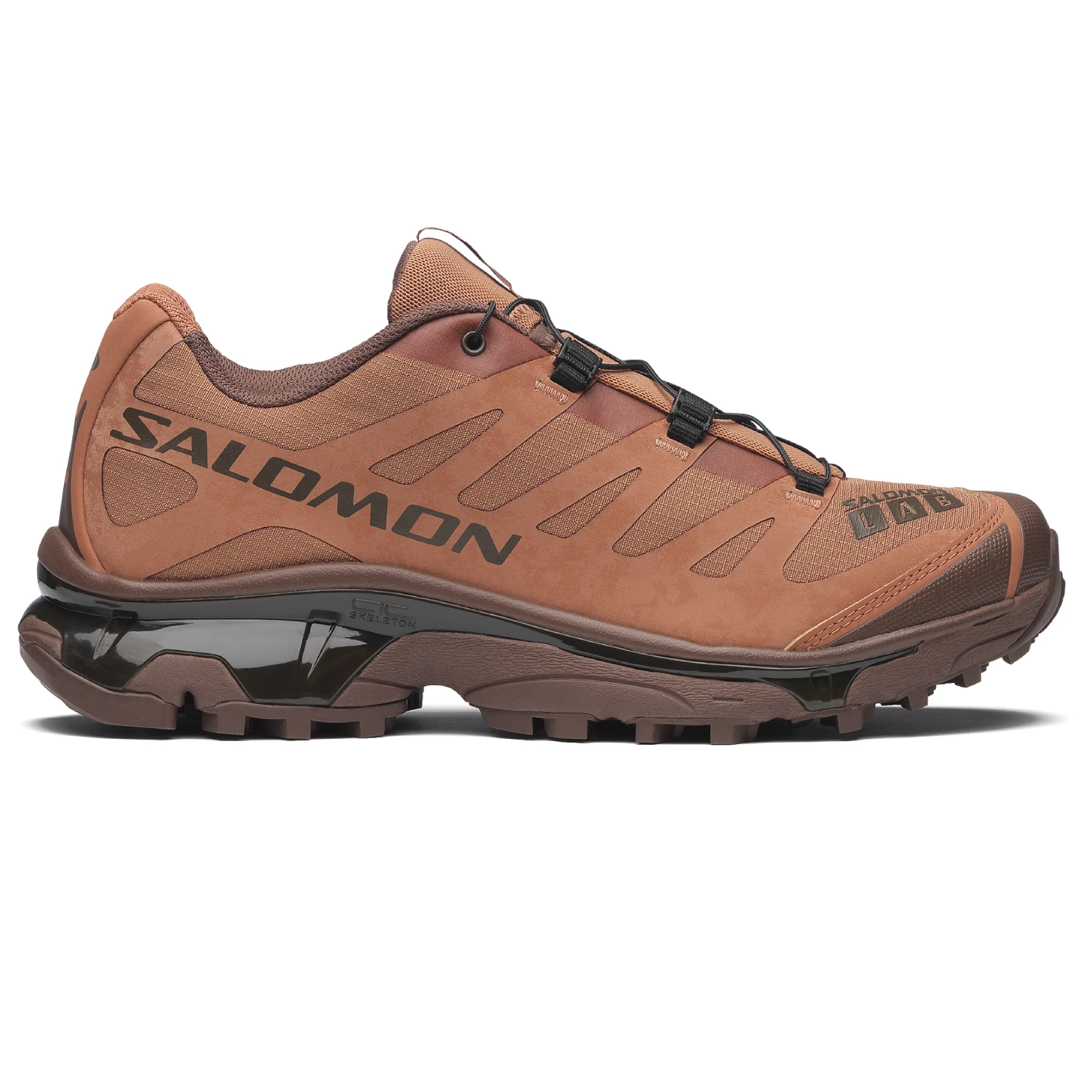 Salomon XT-4 OG Protective Russet/French Toast/Delicioso side view in a white background