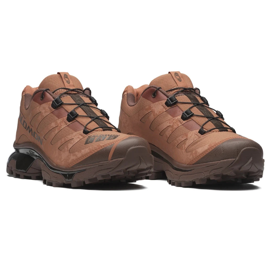 Salomon XT-4 OG Protective Russet/French Toast/Delicioso side view in a white background