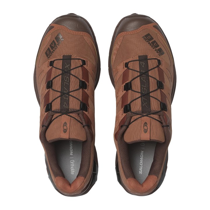 Salomon XT-4 OG Protective Russet/French Toast/Delicioso top view in a white background