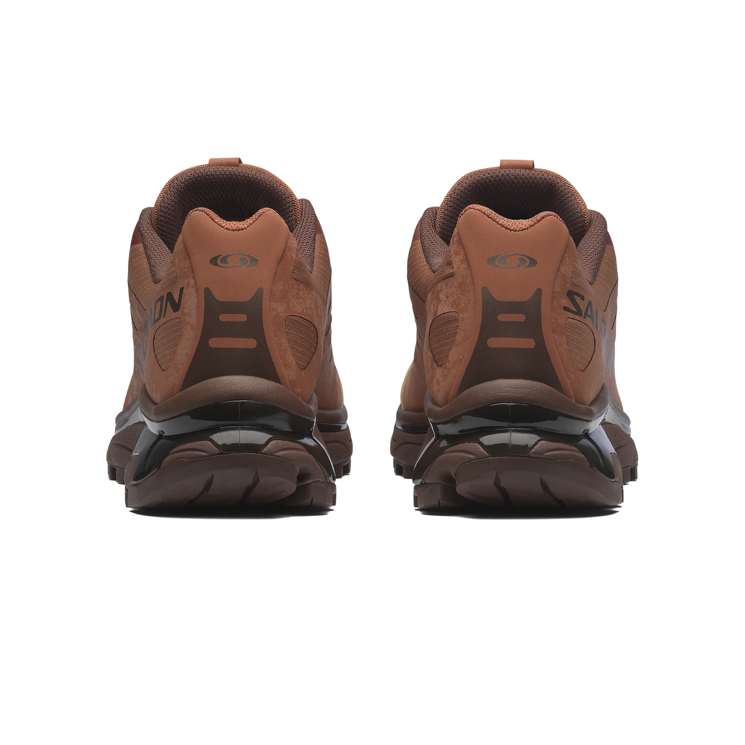 Salomon XT-4 OG Protective Russet/French Toast/Delicioso back view in a white background
