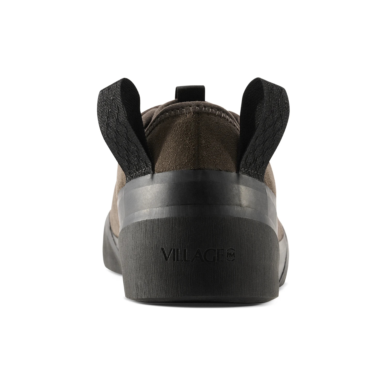 Village PM 1PM Chocolate back view in a white background