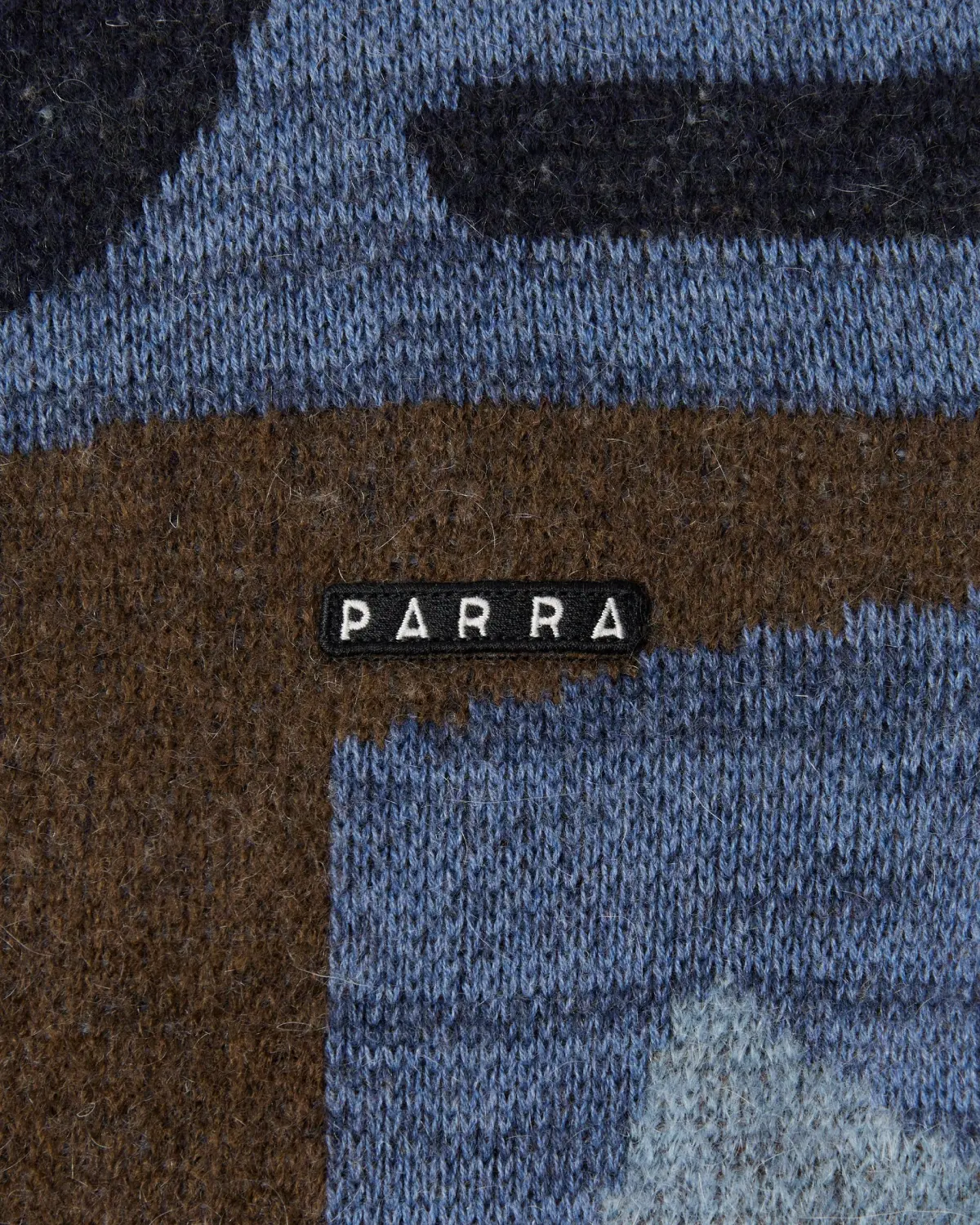 by Parra Detached Knitting Pullover Blue detail