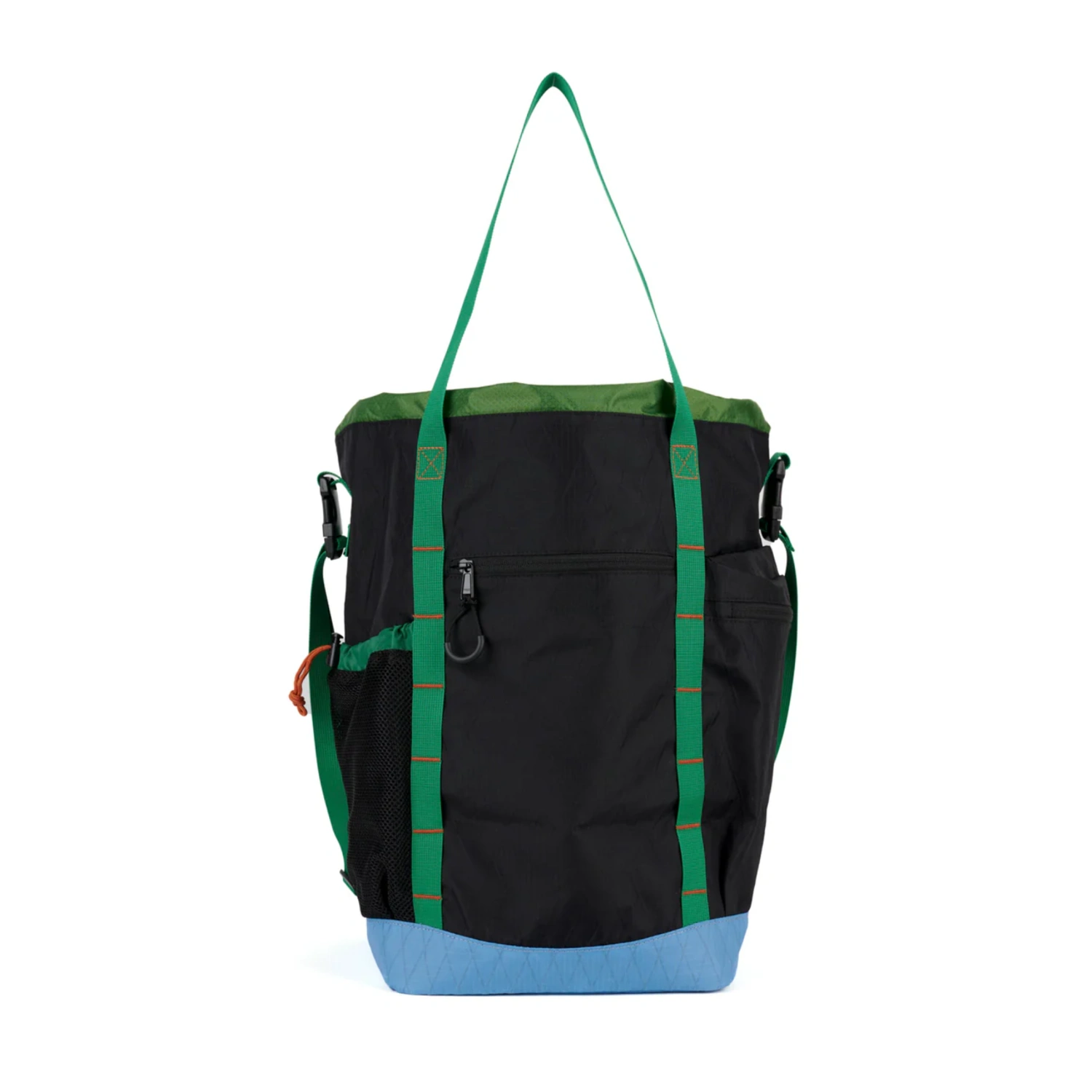 Brain Dead Climbing Utility Bag Black back view in a white background