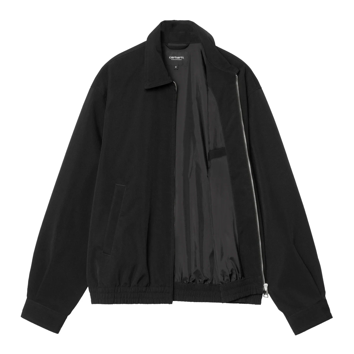Carhartt WIP Neven Jacket Black/Graphite front view in a white background