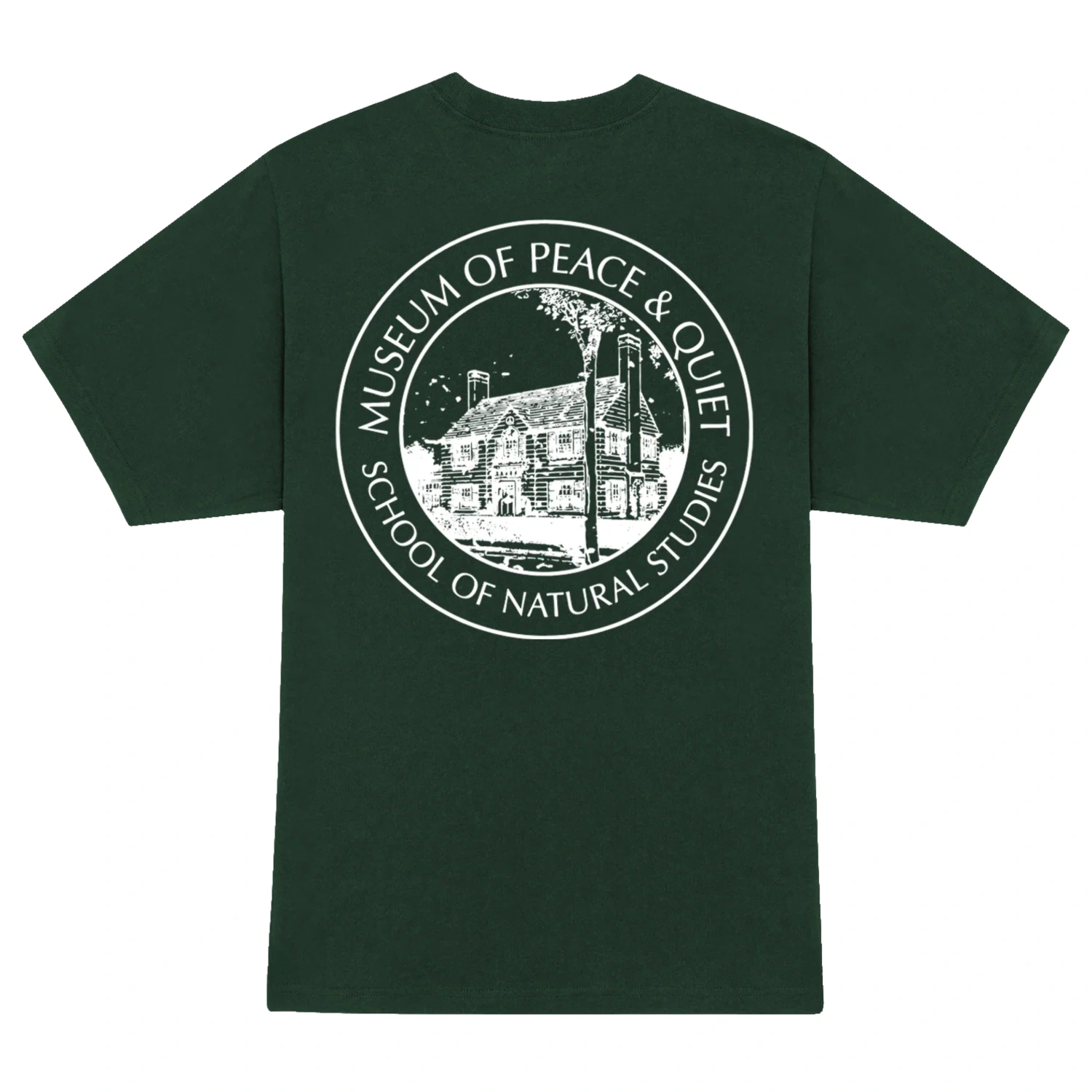 MoP&Q Natural Studies T-Shirt Forest back view in a white background