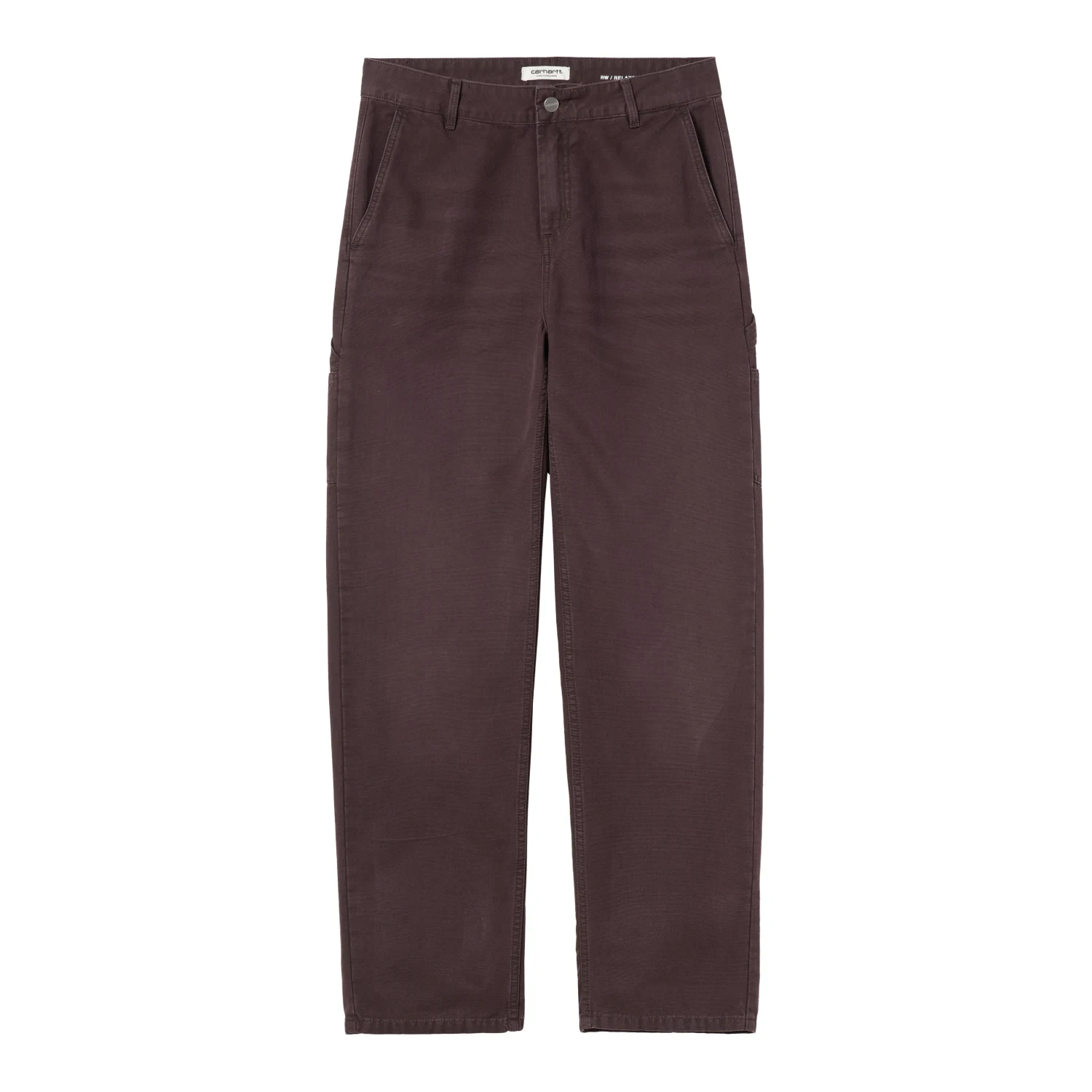 Carhartt WIP W' Pierce Pant Straight Palisander front view in a white background