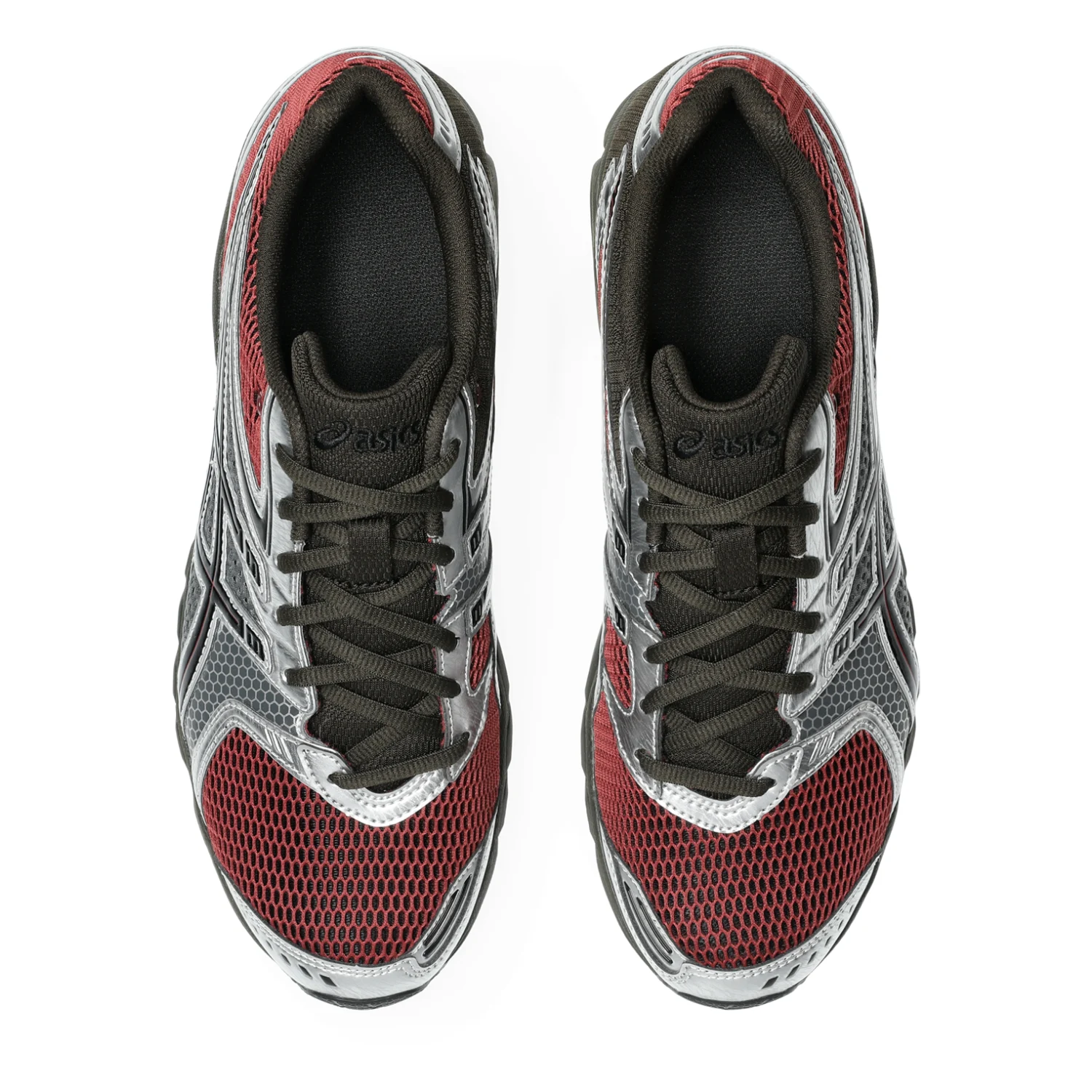 Asics Gel-DS Trainer 14 Oxblood/Black top view in a white background