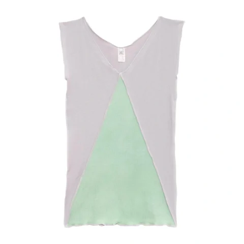 Baserange Phy Tank Verbe Purple/Green front view in a white background
