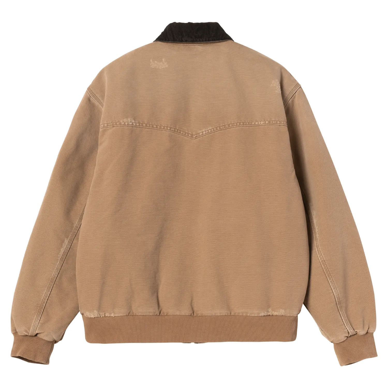 Carhartt WIP OG Santa Fe Jacket Hamilton Brown/Tobacco back view in a white background